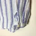Lord & Taylor 100% Linen Striped Purple Blue Button Down Shirt photo 4