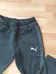PUMA black joggers with grey detailing photo 2