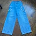 Wide Leg denim jeans with star size small photo 1