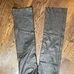 BNWT LEATHER BROWN PANTS SIZE 8 photo 3