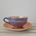 Japanese Colourful Lustre Teacup (H3Z) photo 1
