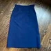 HOBNOBBER Vintage midi navy blue skirt SIZE 9/10 photo 6