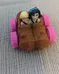 Vintage Toy - Bam-Bam and Pebbles Log Car photo 1