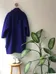 S-L- Vintage Purple Swing Wrap Coat photo 2