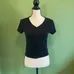 Old Navy teen 14/16 ribbed shirtsleeve cropped top  photo 1