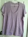 Light purple xl v- neck tshirt photo 1