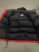 Red and black north face jacket  photo 2