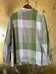 XL Wool Blend Plaid Shirt Vintage photo 4