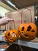 Ceramic pumpkins with openings photo 1