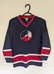 Youth Medium Navy Blue Hockey Jersey photo 1