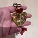 Beautiful Vintage Heart Keychain - Local Artist photo 2