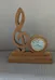 Wooden Treble Clef Clock photo 1