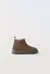 BNWOT Zara kids lined leather boots size 25 photo 1